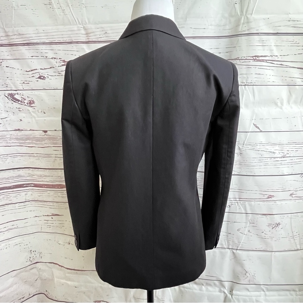 Talbots Classic 3 Button Blazer Size 6 Black - image 5